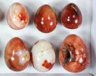 Lot: Lbs Polished Carnelian Eggs - Pieces #78113-3